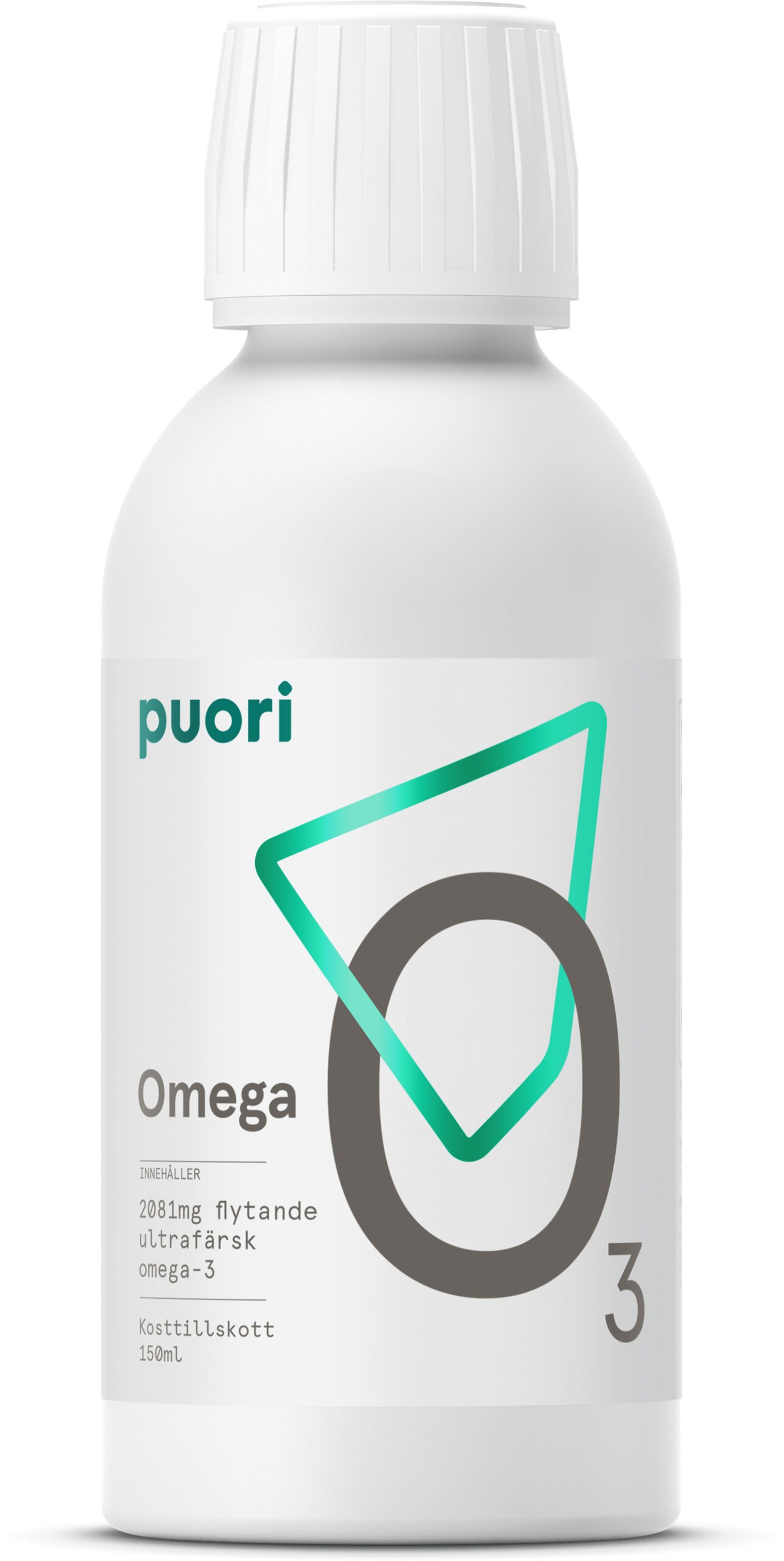 Puori O3 Flytande Omega-3 1280 mg EPA & 540 mg DHA 150 ml