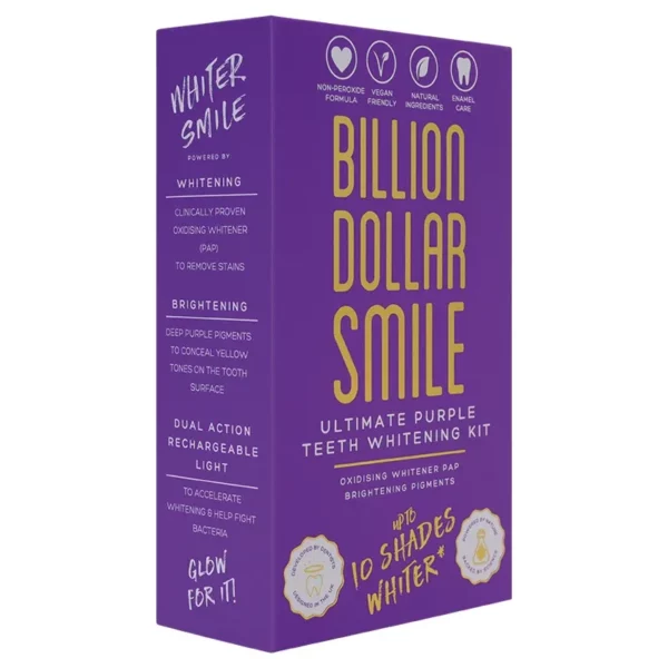 Billion Dollar Smile Ultimate Purple Teeth Whitening Kit Purple PAP 3x3 ml