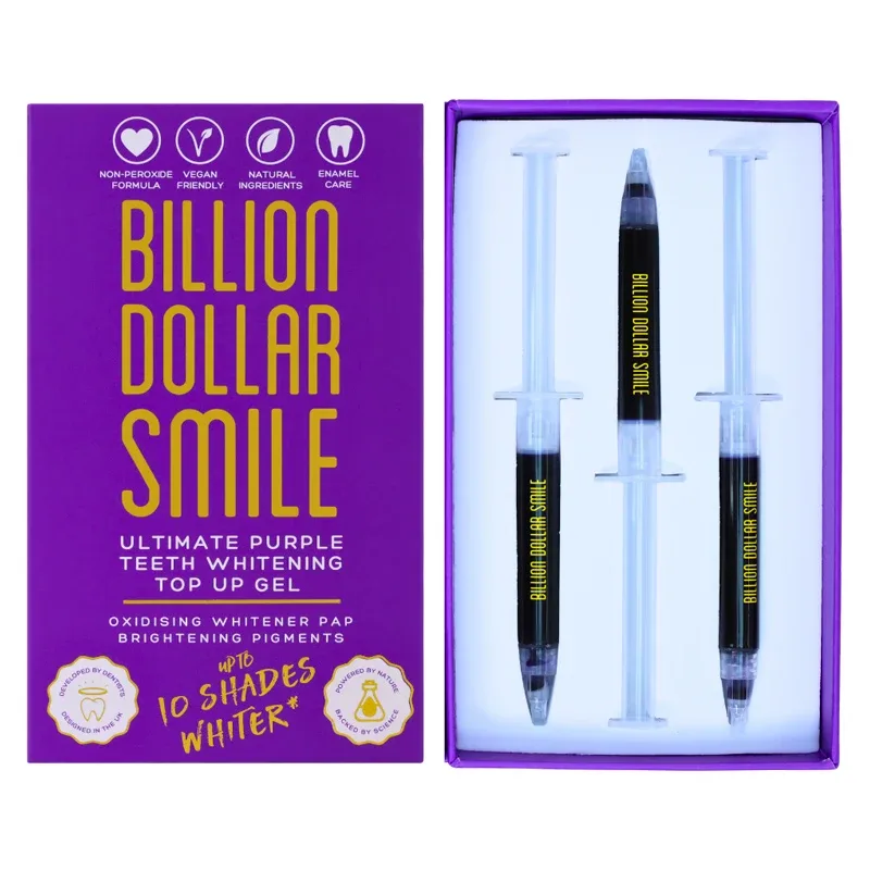 Billion Dollar Smile Ultimate Purple Top Up Gel Purple PAP 3x3 ml