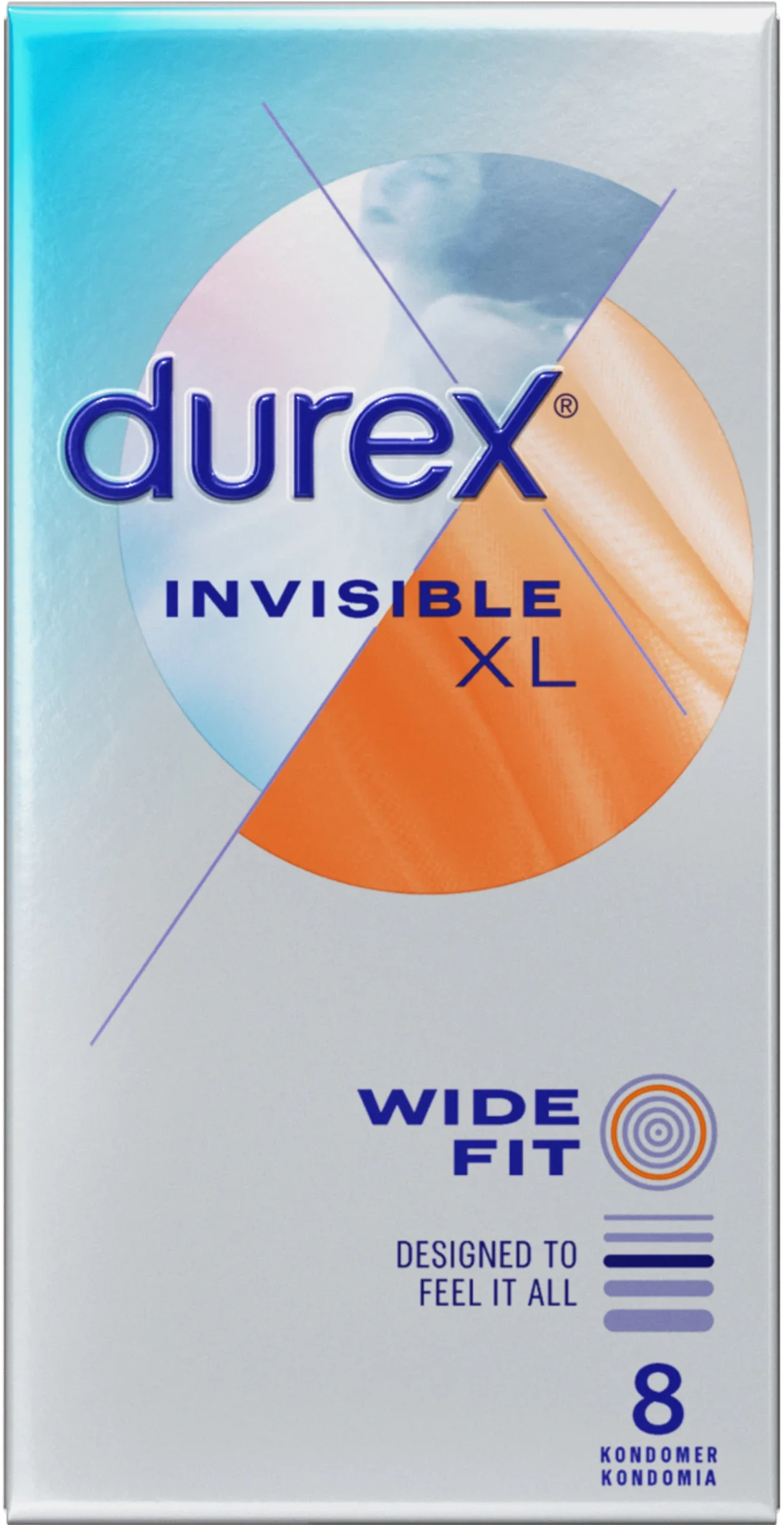 Durex Invisible XL Kondomer 8 st