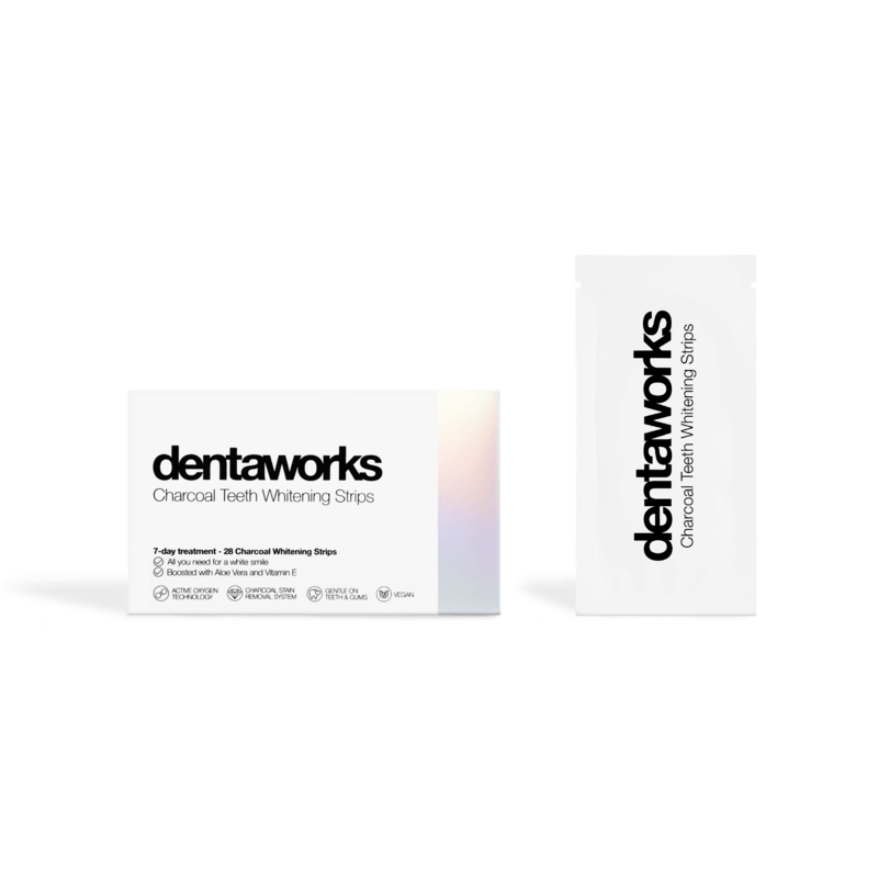 Dentaworks Charcoal Tandblekningsstrips 28 st