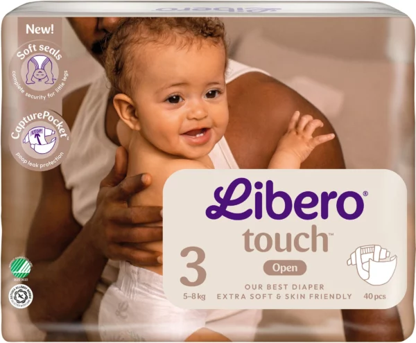 Libero Touch 3 Öppen Blöja 5-8 kg 40 st