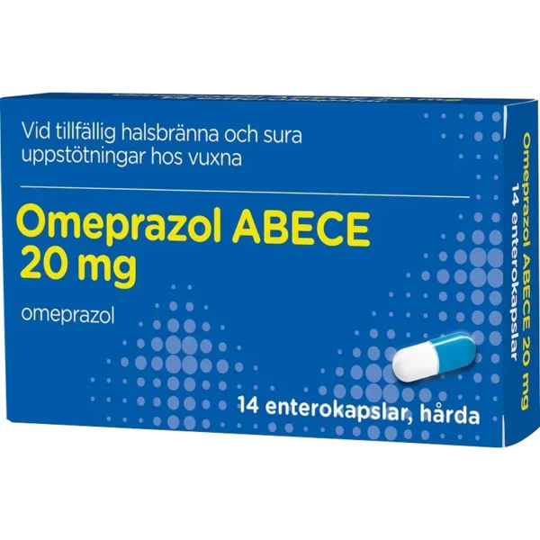 ABECE Omeprazol 20 mg 14 kapslar