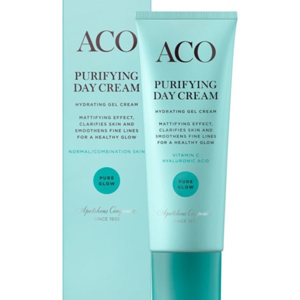 ACO Face Pure Glow Purifying Day Cream Parfymerad Dagkräm 50 ml