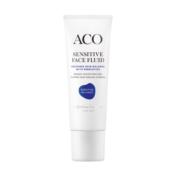 ACO Sensitive Balance Face Fluid Parfymfri Ansiktskräm 50 ml