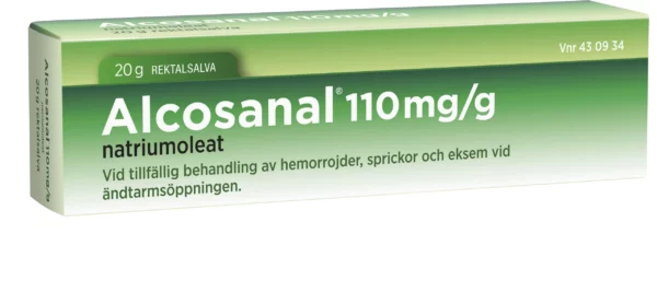 Alcosanal Rektalsalva 110 mg/g 20 g