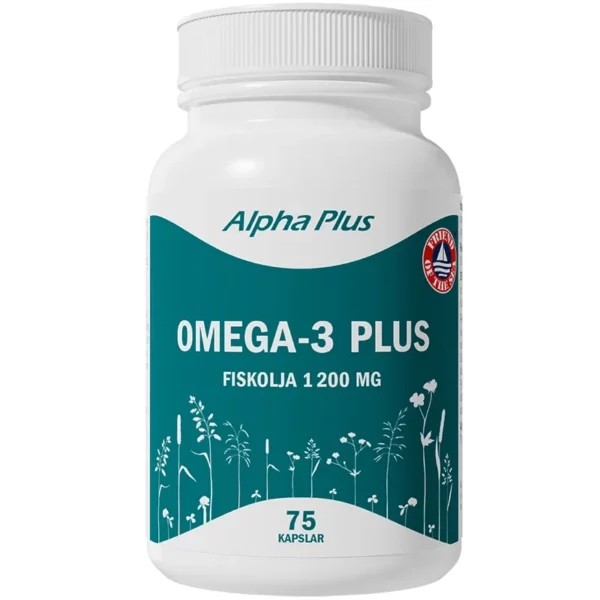 Alpha Plus Omega-3 Plus 75 kapslar