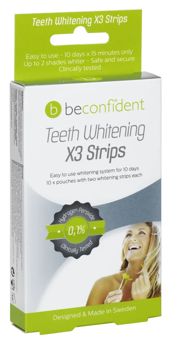 Beconfident Teeth Whitening Strips 10 strips för 10 dagar