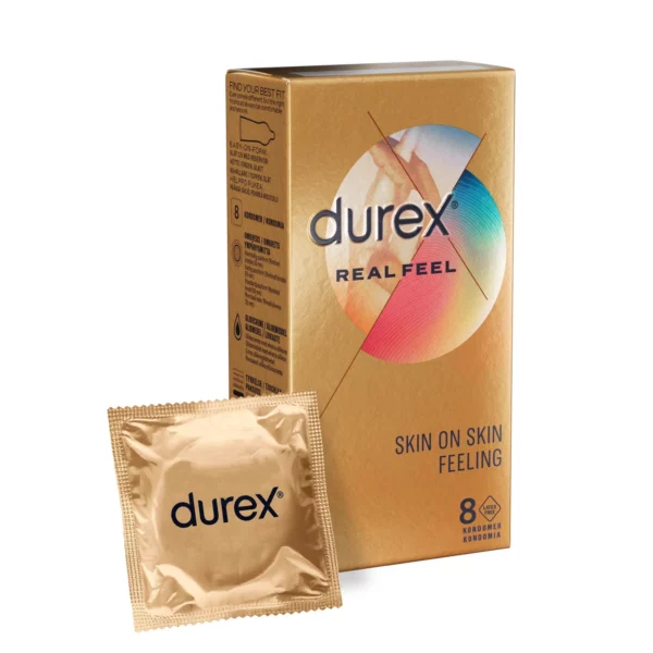 Durex Real Feel Kondomer 8 st