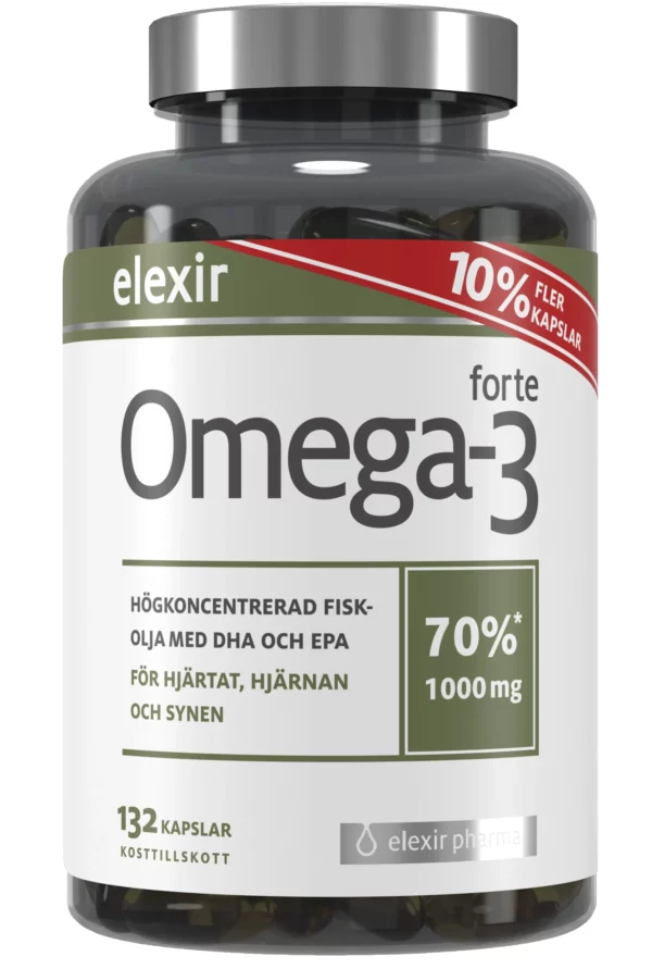 Elexir Omega-3 Forte 1000 mg 132 kapslar