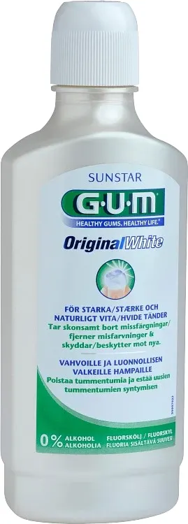 GUM Original White Munskölj 500 ml