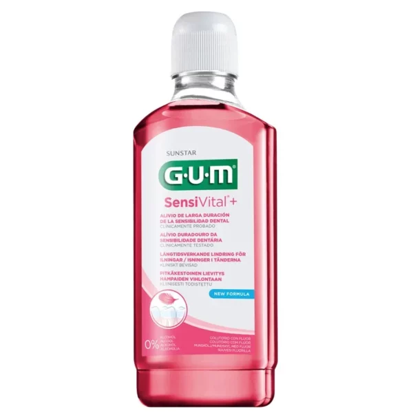 GUM Sensivital+ Munskölj 500 ml