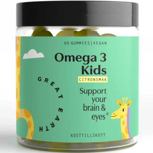 Great Earth Omega 3 Kids 60 tugg