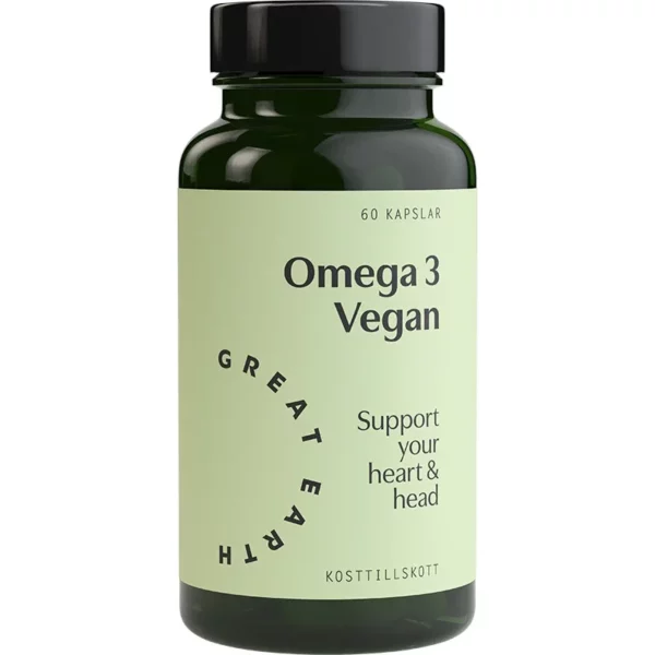 Great Earth Omega 3 Vegan 60 kapslar