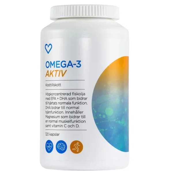 Hjärtats Omega-3 Aktiv 120 st