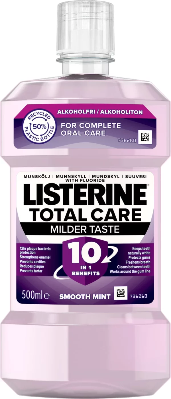 Listerine Total Care Milder Taste Munskölj 500 ml