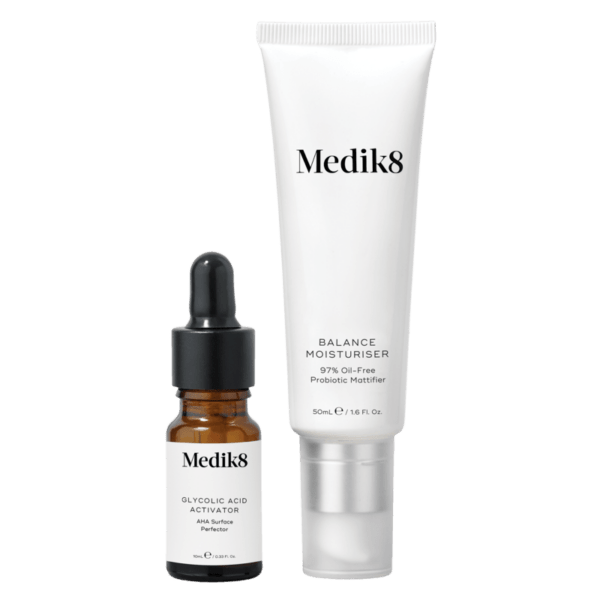 Medik8 Balance Moisturiser with Glycolic Acid Activator 50 + 5 ml