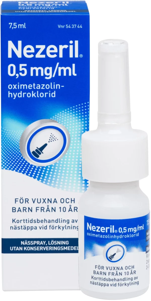 Nezeril nässpray 0,5 mg/ml 7,5 ml