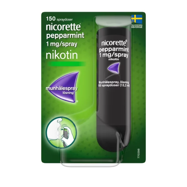 Nicorette Pepparmint munhålespray 1 mg/spray 150 sprayningar