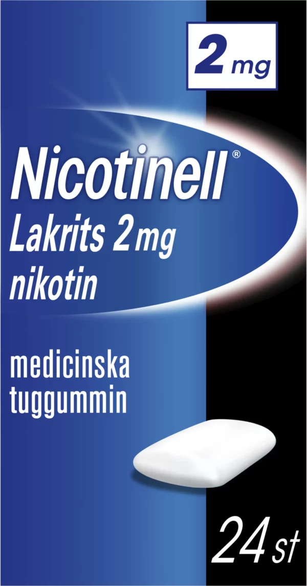 Nicotinell Lakrits Medicinskt tuggummi