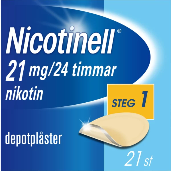 Nicotinell depotplåster 21 mg/24 timmar 21 st