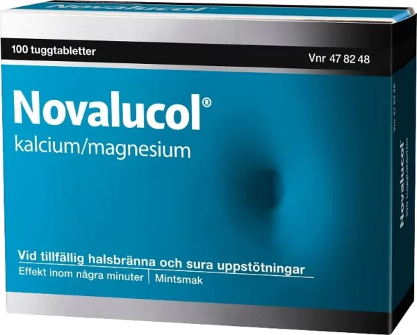 Novalucol tuggtablett 100 st