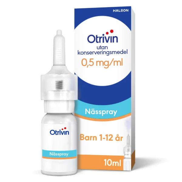 Otrivin nässpray utan konserveringsmedel 0,5 mg/ml 10 ml