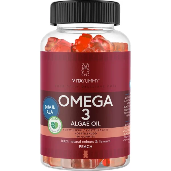 VitaYummy Omega-3 Peach 60st