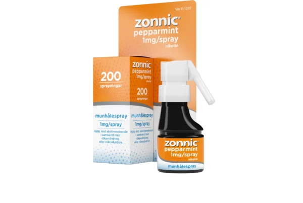 Zonnic Pepparmint munhålespray 1 mg/spray 200 sprayningar