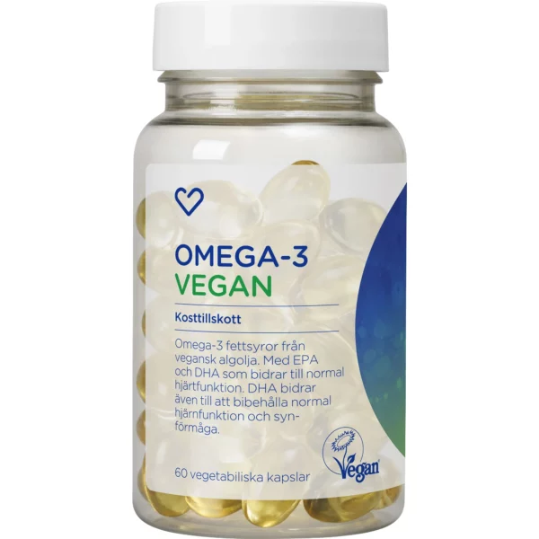 Hjärtats Omega-3 Vegan Kapsel 60st